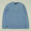 Lyle and Scott Textured Crew Neck Sweatshirt - Pioneer Blue